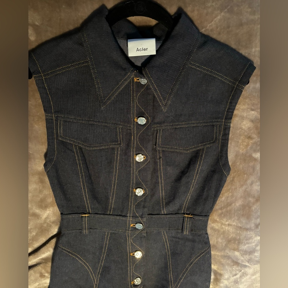 Acler Black Mini Dress - Picture 3 of 14